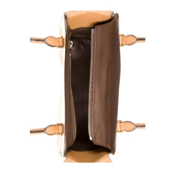 MICHAEL KORS Large Gia Satchel Tote Tan - Picture 14 of 14